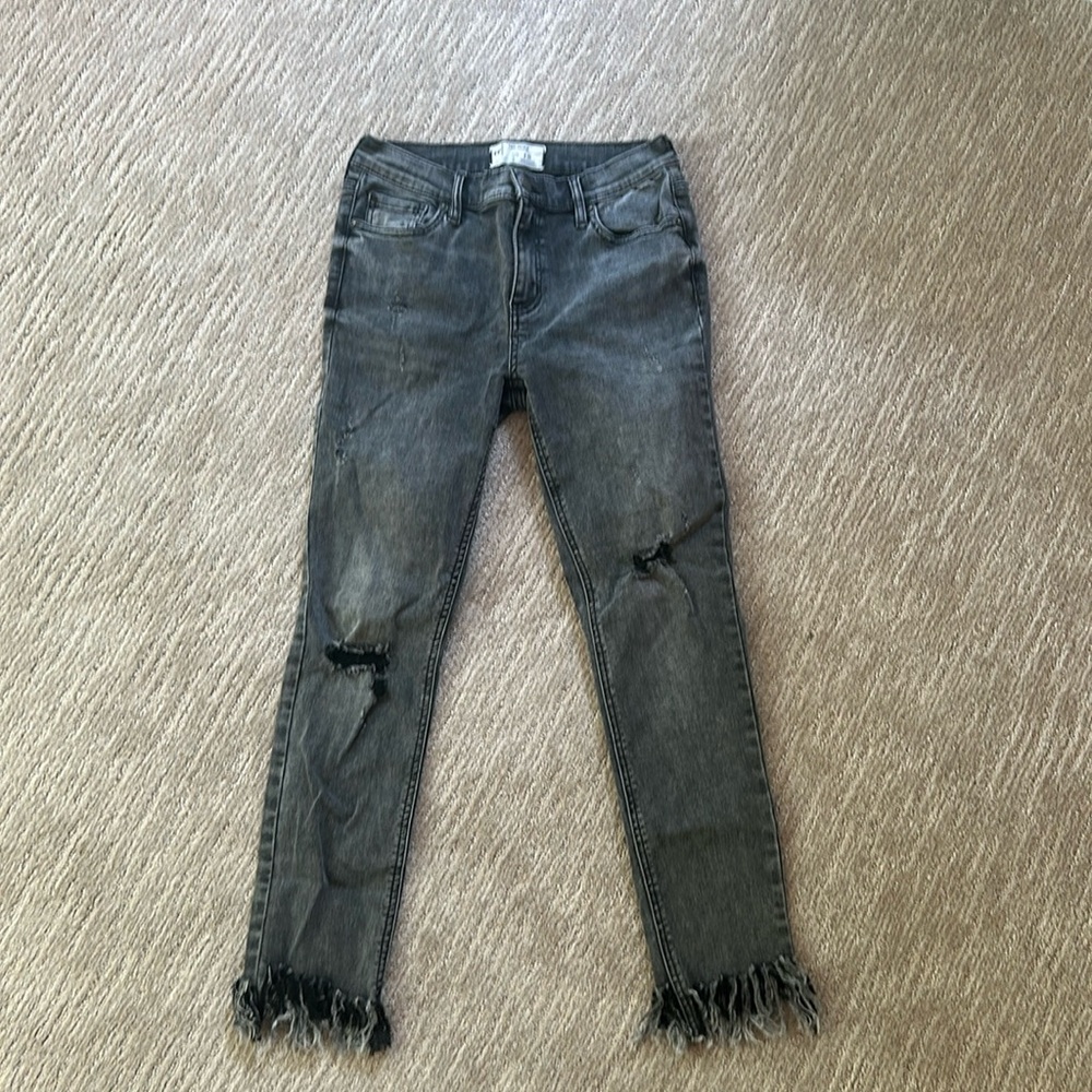 Free people frayed jeans